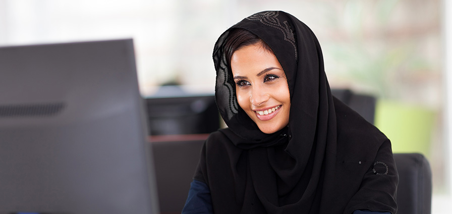 a woman work in financing