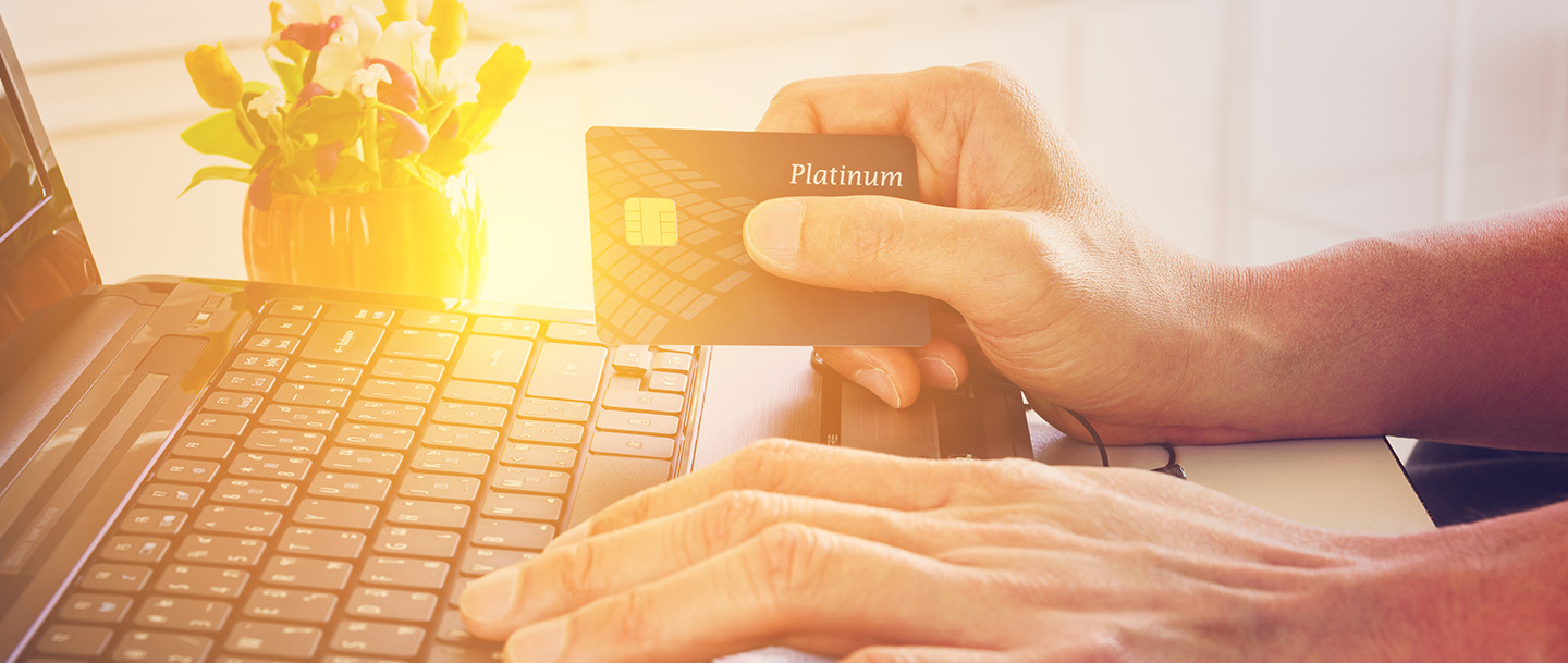 a client holding platinum credit card